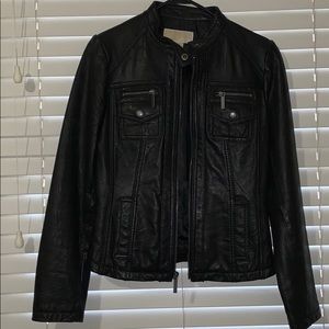 Michael Kors Black Leather Jacket